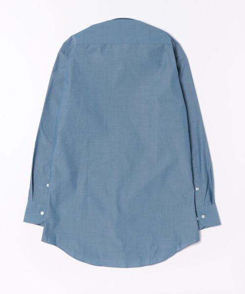 TOKYO SHIRTS(トウキョウシャツ)の「【超形態安定】 形態安定ノンアイロン ホリゾンタルワイド 長袖ビジネスワイシャツ(ビジネスシャツ・メンズ・ブルー・首回り43cm-裄丈82cm/首回り43cm-裄丈86cm/首回り37cm-裄丈80cm/首回り39cm-裄丈80cm/首回り39cm-裄丈84cm/首回り41cm-裄丈82cm/首回り41cm-裄丈86cm/首回り42cm-裄丈82cm/首回り42cm-裄丈86cm)」の7枚目の写真