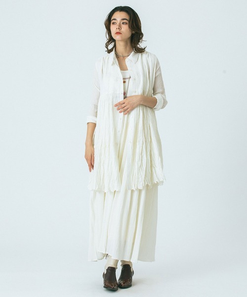 HLAADA（フラーダ）の「(HLAADA for ROSE BUD)EMBROIDERY SLIP DRESS（ワンピース・レディース・ブラック/オフホワイト・ONE SIZE）」の14枚目の写真