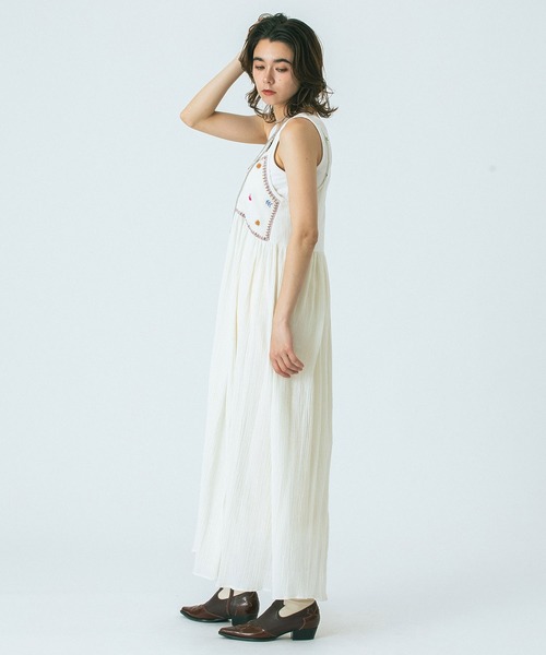 ローズバッド（ROSE BUD）/HLAADA for ROSE BUD/EMBROIDERY SLIP DRESS セール】(HLAADA for ROSE BUD)EMBROIDERY SLIP DRESS（ワンピース