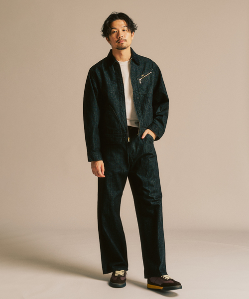 Lee（リー）の「【Lee / リー】417別注 91-B ジップブルゾン（デニム