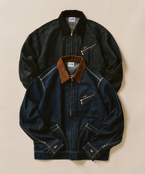 Lee（リー）の「【Lee / リー】417別注 91-B ジップブルゾン（デニム