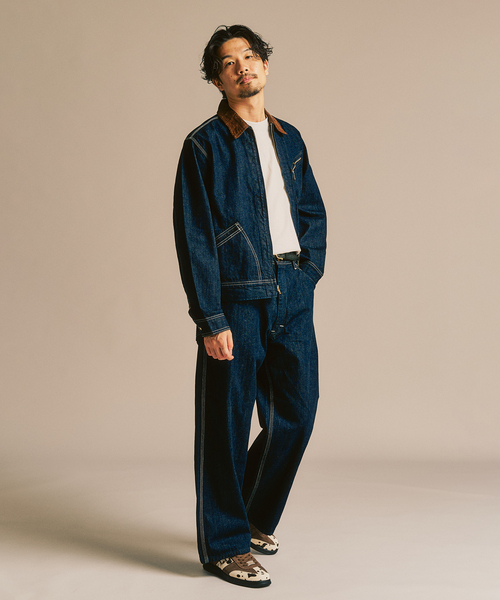 Lee（リー）の「【Lee / リー】417別注 91-B ジップブルゾン（デニム