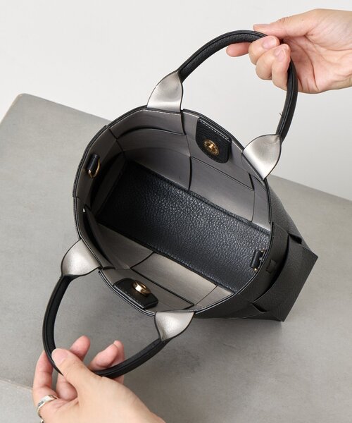 Jena espace merveilleux（ジェナ　エスパスメルヴェイユ）の「マルチWAYファーバッグ（トートバッグ・レディース・ブラック/モカ・FREE）」の9枚目の写真