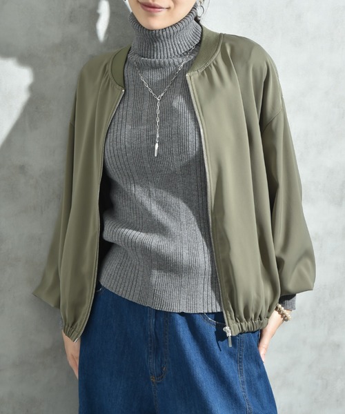 【美品】 prit インディゴダブルガーゼ ワイドブルゾン West Side Modern Vintage Like Double Zip Washed Hoodie