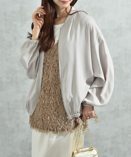 セール】【撥水・UV加工】ダブルクロスZIPブルゾン（ブルゾン