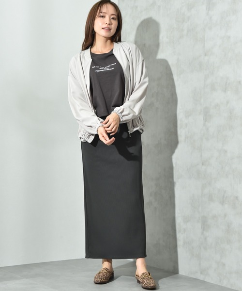 INTERPLANET(インタープラネット)の「【撥水・UV加工】ダブルクロスZIPブルゾン(ブルゾン・レディース・ライトグレー/カーキ/ブラック・FREE/LARGE)」の14枚目の写真