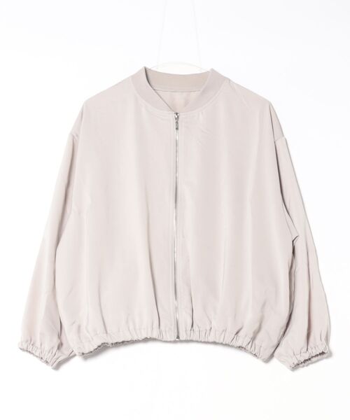 INTERPLANET(インタープラネット)の「【撥水・UV加工】ダブルクロスZIPブルゾン(ブルゾン・レディース・ライトグレー/カーキ/ブラック・FREE/LARGE)」の18枚目の写真