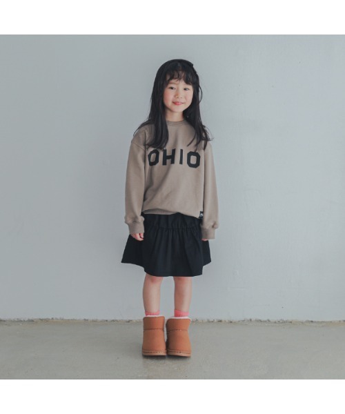 ZERO standerd（ゼロスタンダード）の「ゼロスタンダード OHIO　トレーナー（スウェット・キッズ・ベージュ/ネイビー/レッド・100cm/110cm/120cm/130cm/140cm/150cm/160cm）」の5枚目の写真