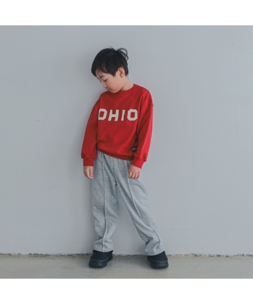 ZERO standerd（ゼロスタンダード）の「ゼロスタンダード OHIO　トレーナー（スウェット・キッズ・ベージュ/ネイビー/レッド・100cm/110cm/120cm/130cm/140cm/150cm/160cm）」の9枚目の写真