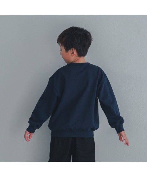 ZERO standerd（ゼロスタンダード）の「ゼロスタンダード OHIO　トレーナー（スウェット・キッズ・ベージュ/ネイビー/レッド・100cm/110cm/120cm/130cm/140cm/150cm/160cm）」の8枚目の写真