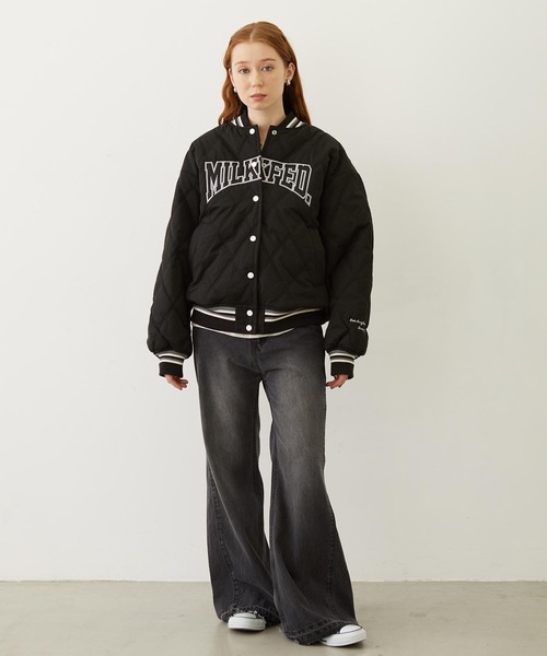 ミルク フェド スタジャン MILKFED. スタジャン ジャケット ミルクフェド MILKFED VARSITY