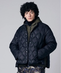 fridge（フリッジ）の「【TAION】タイオン MILITARY M65 LINER W-ZIP DOWN JKT（SOFT SHELL）(TAION-M65LSZBML-1)（ダウンジャケット/コート）」