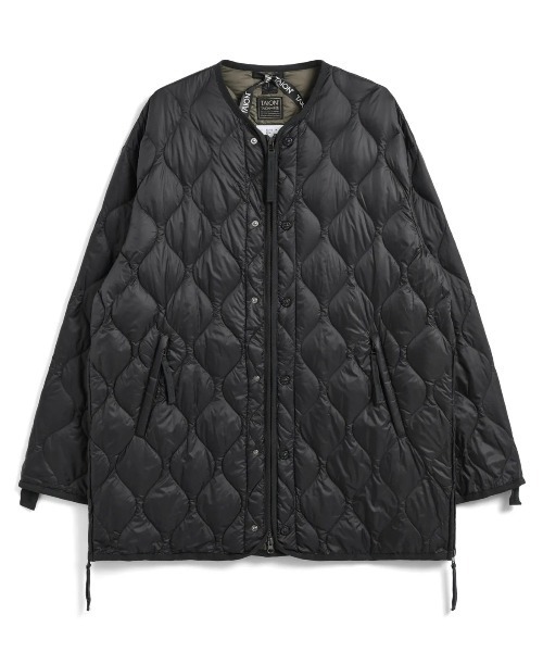 fridge(フリッジ)の「【TAION】タイオン MILITARY M65 LINER W-ZIP DOWN JKT(SOFT SHELL)(TAION-M65LSZBML-1)(ダウンジャケット/コート・メンズ・その他/その他1/ベージュ/ブラック・X-LARGE/LARGE/MEDIUM/SMALL/X-SMALL)」の11枚目の写真