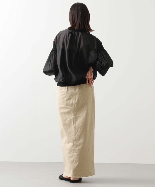 Gready Brilliant（グレディブリリアン）の「シアーシャーリングＶネックカーディガン（カーディガン/ボレロ・レディース・キャメル/ブラック・FREE）」の5枚目の写真