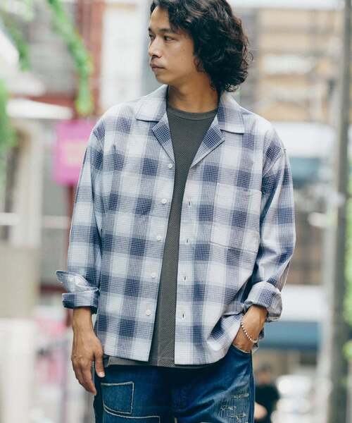 user_5b3f8950Rob Galbraith他1枚 FIVE BROTHER /ファイブブラザー 別注 オンブレチェック シャツ