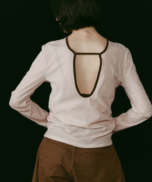 Knuth Marf】sheer velour top（Tシャツ/カットソー）｜Knuth Marf