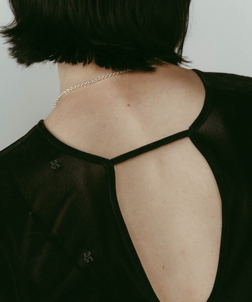 Knuth Marf】sheer velour top（Tシャツ/カットソー）｜Knuth Marf