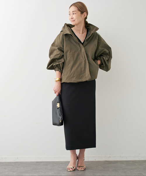 WASHED STAND ZIP ブルゾン（その他アウター）｜Deuxieme Classe