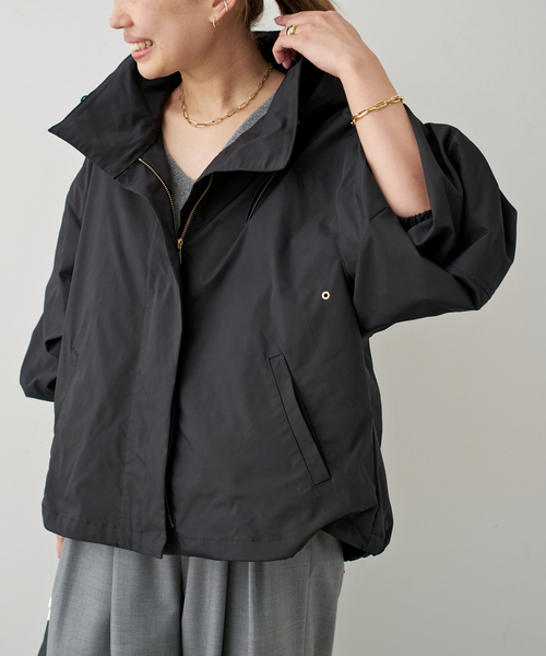 Deuxieme Classe アウター Deuxieme Classe コート アウター WASHED STAND ZIP ブルゾン