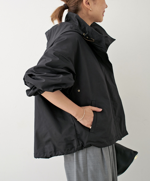 momotom Deuxieme Classe FULL ZIPブルゾン WASHED STAND ZIP ブルゾン（その他アウター）｜Deuxieme Classe