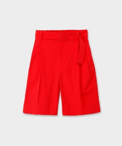 CINOH(チノ)の「ナイロンツータックハーフパンツ(その他パンツ・メンズ・ベージュ/ブラック/レッド・38/44/46)」の3枚目の写真