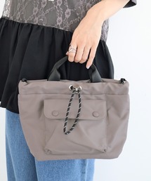 Green Parks | ・furry rate ナイロンドロートート(ハンドバッグ)