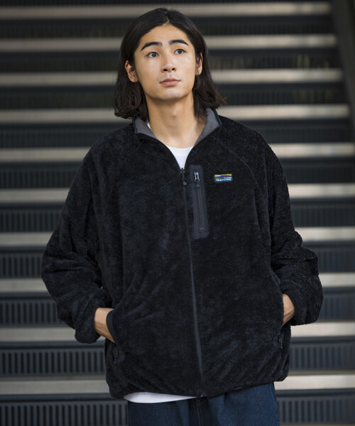 セール】限定展開 リラックスフィット ナイロン フリース リバーシブル