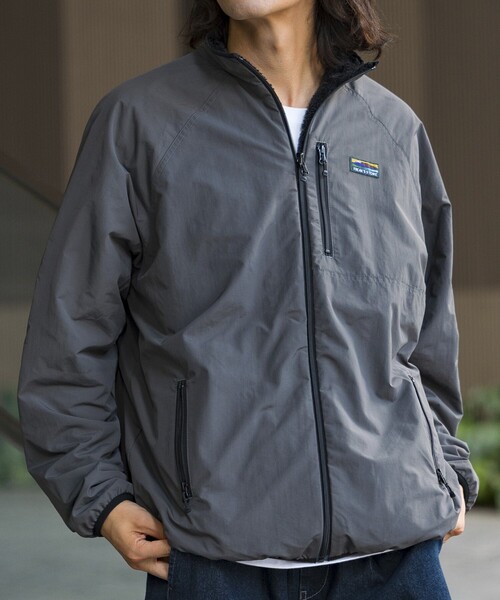 FREAK'S STORE（フリークスストア）の「限定展開 リラックスフィット ナイロン フリース リバーシブルブルゾン（ブルゾン・メンズ・その他/オリーブ/ブラック/ベージュ/ネイビー/スミクロ・X-LARGE/LARGE/MEDIUM/SMALL）」の7枚目の写真