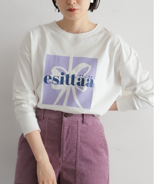 プレゼントロゴPT　長袖TEE