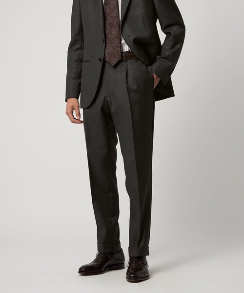 ウールモヘヤ ツイル シングル 3ボタン スーツ S‐MODEL（スーツセット