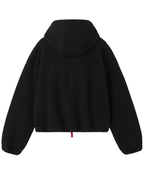 OY(オーワイ)の「『OY/オーワイ』CROP FLEECE HOODIE JACKET/クロップフリースフードジャケット(その他アウター・レディース・アイボリー/ブラック・L)」の15枚目の写真