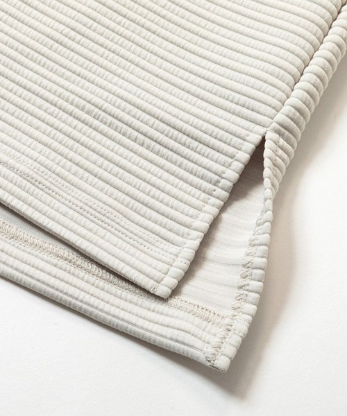 meanswhile(ミーンズワイル)の「Uneven Fabric P/O Jersey(ジャージ・メンズ・ベージュ系その他/ネイビー/オフホワイト・2(M)/1(S))」の7枚目の写真