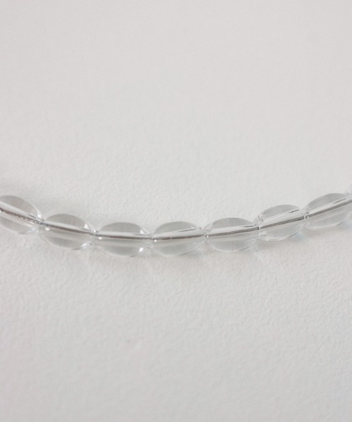 emesuelee(エメスーリー)の「クリアビーズネックレス(ネックレス・レディース・グリーン/レッド/ブラウン/ブラック/ホワイト・フリー)」の16枚目の写真