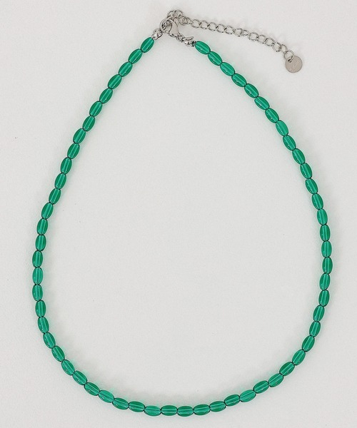 emesuelee(エメスーリー)の「クリアビーズネックレス(ネックレス・レディース・グリーン/レッド/ブラウン/ブラック/ホワイト・フリー)」の21枚目の写真