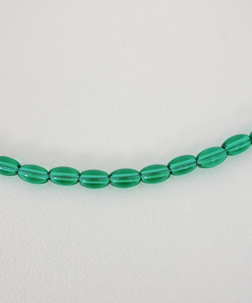 emesuelee(エメスーリー)の「クリアビーズネックレス(ネックレス・レディース・グリーン/レッド/ブラウン/ブラック/ホワイト・フリー)」の22枚目の写真