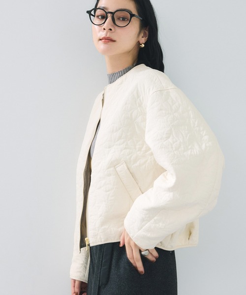 合皮パイピングキルトアソートブルゾン（ブルゾン）｜VIS（ビス）の