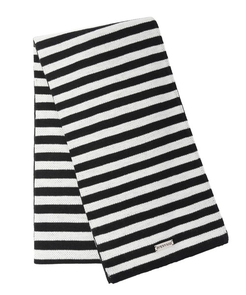 OY（オーワイ）の「『OY/オーワイ』STRIPE POCKET MUFFLER/ストライプポケットマフラー（マフラー・レディース・ホワイト/ブラック・FREE）」の5枚目の写真