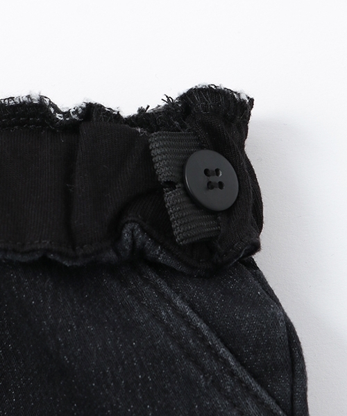 XLARGE KIDS（エクストララージキッズ）の「バックロゴカットデニムテーパードパンツ（デニムパンツ・キッズ・ブルー/ブラック・120cm/140cm/110cm/100cm/130cm/90cm）」の6枚目の写真