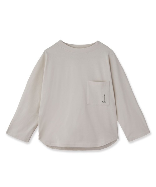 LA MARINE FRANCAISE（マリン フランセーズ）の「スタンドカラーポケットプルオーバー（Tシャツ/カットソー・レディース・グリーン/ベージュ/ブラック・FREE）」の2枚目の写真