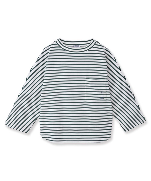 LA MARINE FRANCAISE（マリン フランセーズ）の「スタンドカラーポケットプルオーバー（Tシャツ/カットソー・レディース・グリーン/ベージュ/ブラック・FREE）」の11枚目の写真