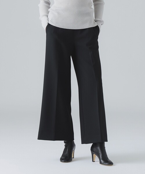 EFFE BEAMS(エッフェビームス)の「M・fil / CREASED バギーパンツ(その他パンツ・レディース・ブラック・38/40/36)」の2枚目の写真