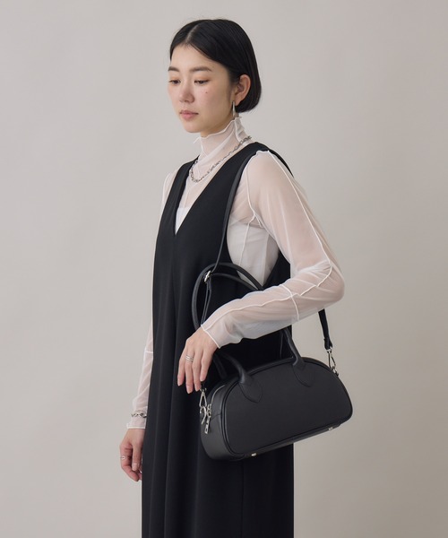 Paradise Picnic（パラダイスピクニック）の「MILLELAFIRENZE ボストンバッグ（ボストンバッグ・レディース・ブラック/レッド/ホワイト・FREE）」の14枚目の写真