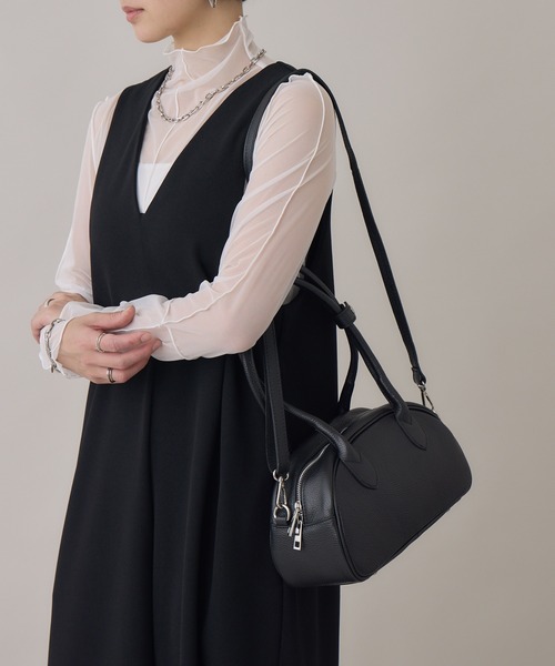 Paradise Picnic（パラダイスピクニック）の「MILLELAFIRENZE ボストンバッグ（ボストンバッグ・レディース・ブラック/レッド/ホワイト・FREE）」の15枚目の写真