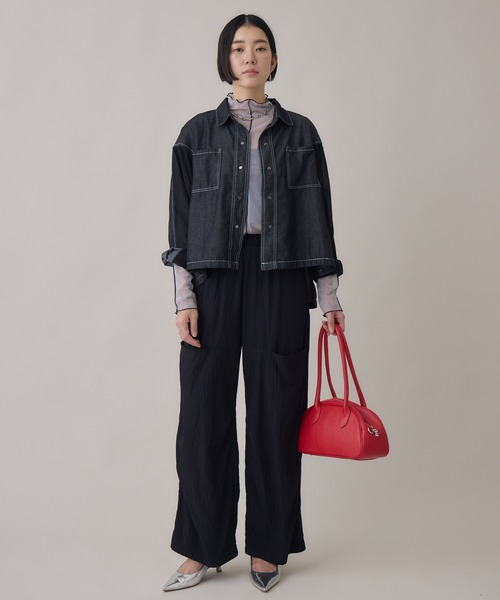 Paradise Picnic（パラダイスピクニック）の「MILLELAFIRENZE ボストンバッグ（ボストンバッグ・レディース・ブラック/レッド/ホワイト・FREE）」の20枚目の写真