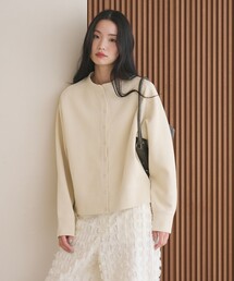BEAUTY&YOUTH UNITED ARROWS | ダブルフェイス リングボタンカーディガン ウォッシャブル(カーディガン/ボレロ)