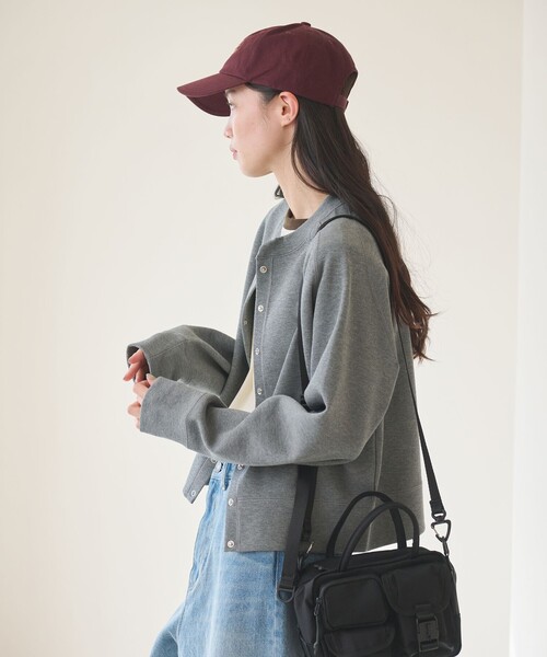 BEAUTY&YOUTH UNITED ARROWS(ビューティーアンドユースユナイテッドアローズ)の「ダブルフェイス リングボタンカーディガン2 ウォッシャブル(カーディガン/ボレロ・レディース・ブラック/オフホワイト/グレー系/ライトピンク・M/S)」の15枚目の写真