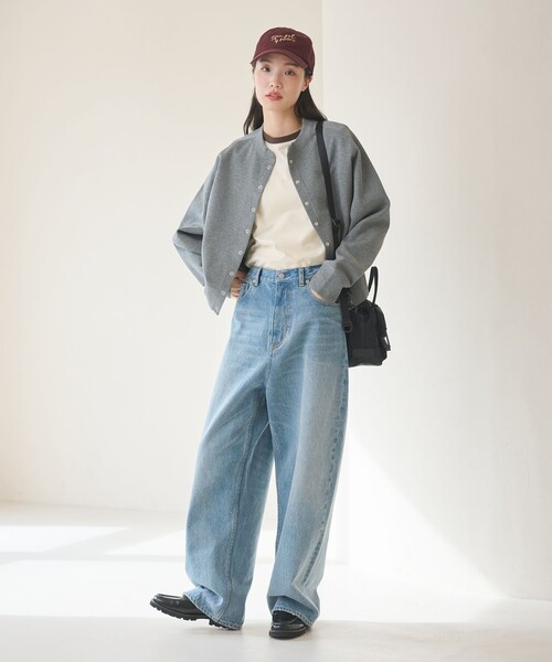 BEAUTY&YOUTH UNITED ARROWS(ビューティーアンドユースユナイテッドアローズ)の「ダブルフェイス リングボタンカーディガン2 ウォッシャブル(カーディガン/ボレロ・レディース・ブラック/オフホワイト/グレー系/ライトピンク・M/S)」の13枚目の写真