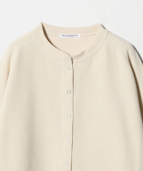 BEAUTY&YOUTH UNITED ARROWS(ビューティーアンドユースユナイテッドアローズ)の「ダブルフェイス リングボタンカーディガン2 ウォッシャブル(カーディガン/ボレロ・レディース・ブラック/オフホワイト/グレー系/ライトピンク・M/S)」の21枚目の写真