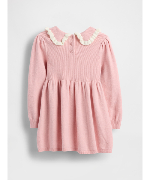 GAP（ギャップ）の「CashSoft カシミヤタッチ ニットワンピース (幼児・ベビー)（ワンピース・キッズ・ブルー/ピンク・70cm/80ｃｍ/90cm/95cm/100cm/105cm/110cm）」の5枚目の写真