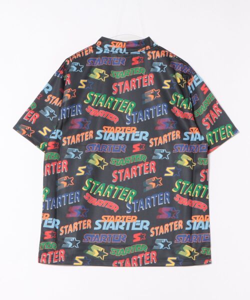 STARTER(スターター)の「【STARTER GOLF】スターターゴルフ STARTERロゴパターン 総柄モックネック半袖Tシャツメンズ レディース ユニセックス SG-123003(Tシャツ/カットソー・メンズ・ホワイト/ブラック・L/M)」の17枚目の写真
